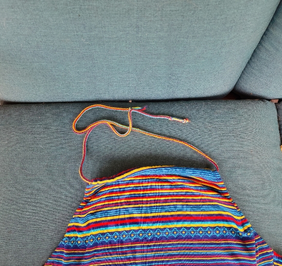 Vintage 1960s Aileen Tieback Halter Top - Picture 2 of 3